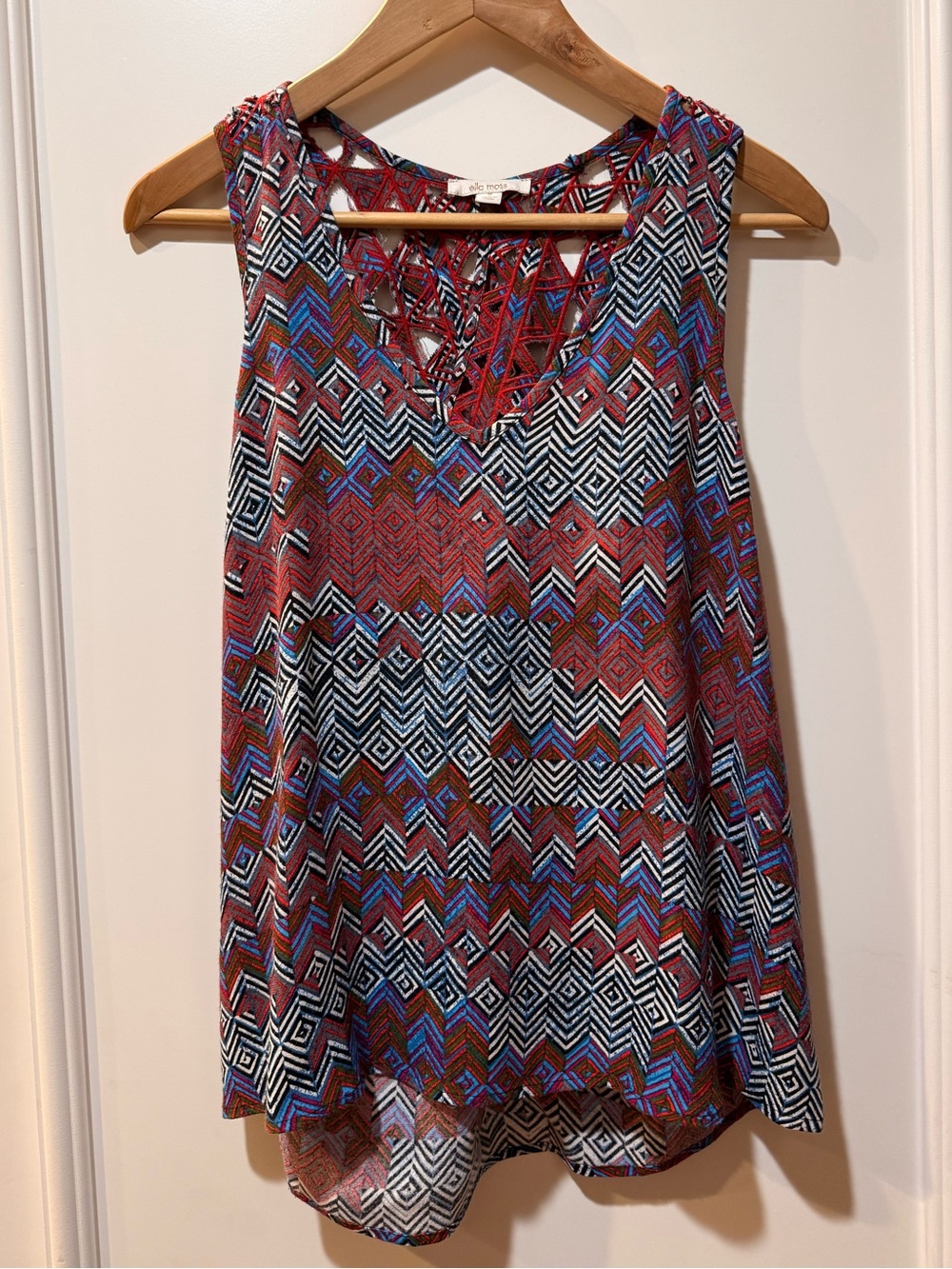Ella Moss Kalisa Cross Back Tank Top